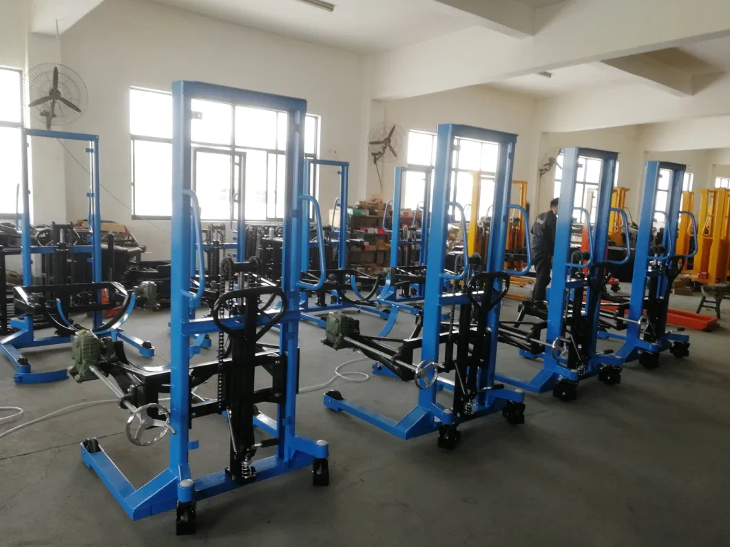 Factory Price Aluminum Mast Winch Stacker