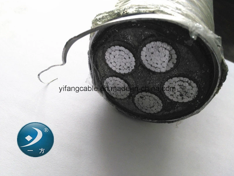 Thhn Core Green Insulated Ground Cable Aluminum Conductor XLPE Insulation Aluminum Alloy Interlocked Armoured Cable