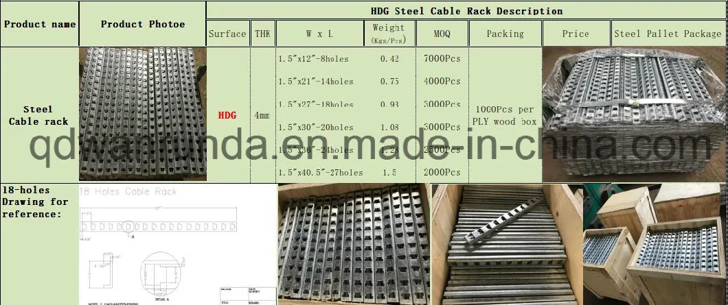 HDG Underground Cable Rack