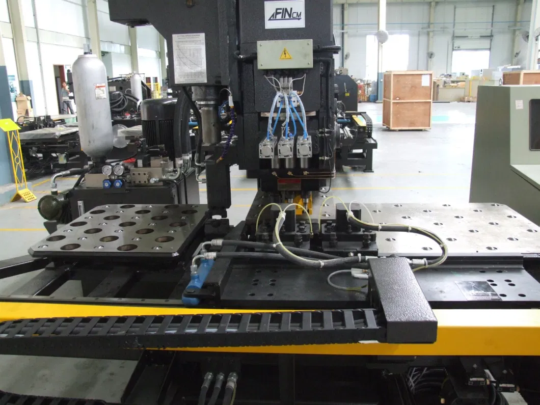 CNC Hydraulic Punching Machine for Plate Steel Power Transmission Line Tower Connection Plate Punching Machine