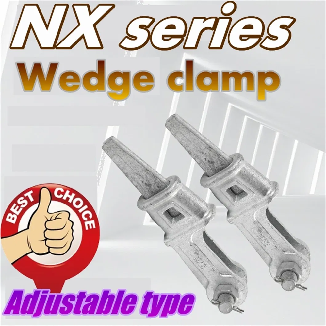 Nu/Nut/Nx 6.6-16mm Wedge Tension Clamp for Wire Pole Fixing