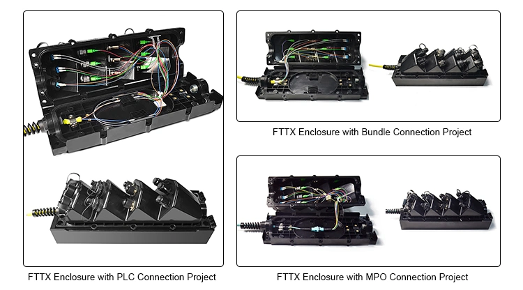 IP68 FTTX Enclosure Outdoot&#160; Terminal&#160; Box with Bundle Connection