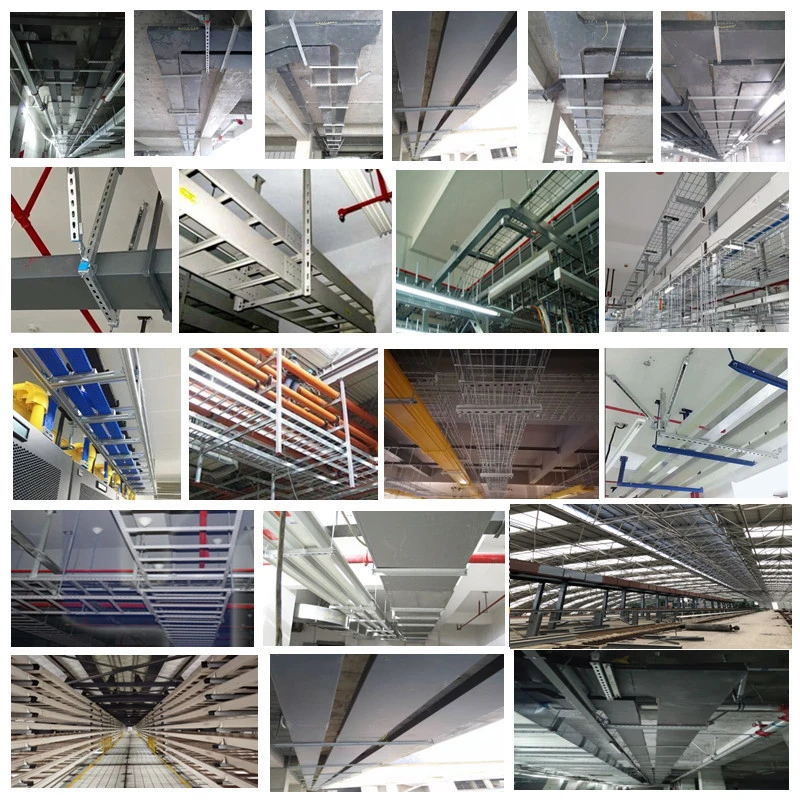 Wire Cable Management HDG Galvanized Steel Cable Tray Cable Ladder Rack