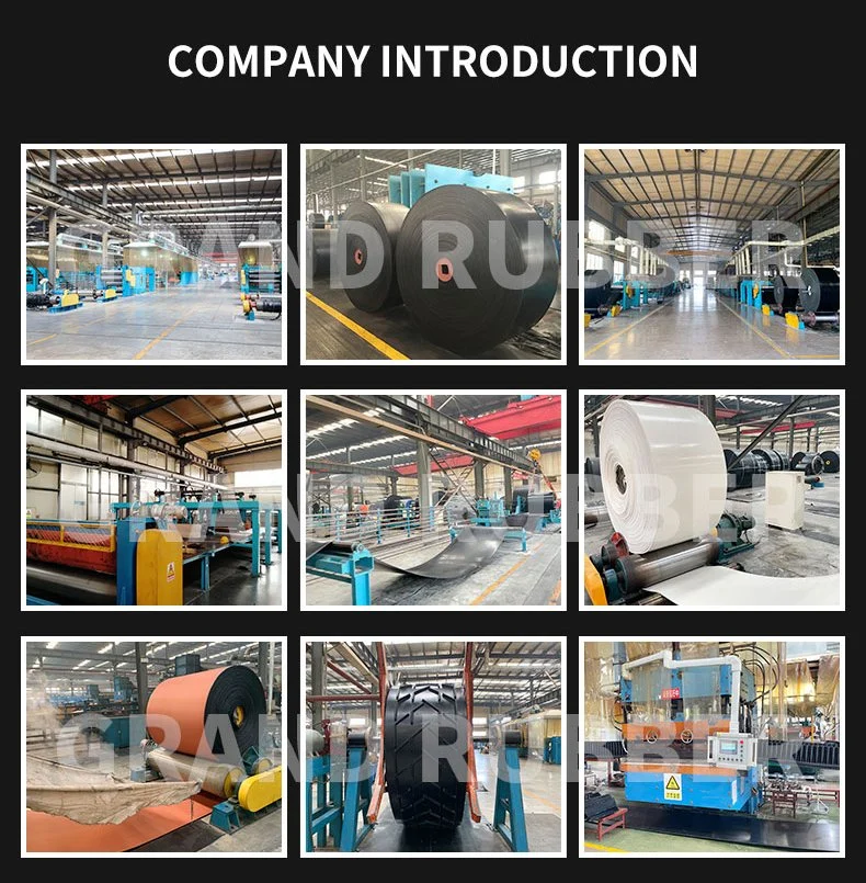Oil Resistant Ep Polyester Steel Cord Heat Fire Flame Cold Oil Acid Alkali Impact Wear Resistant Rip-Stop Chevron Sidewall Pipe Rubber Conveyor Belt