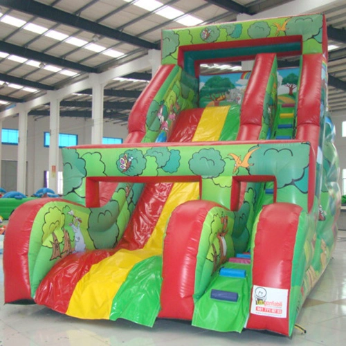 Classic Chinese Inflatable Bouncy Toy Jumping House Castle Slide for Funfair Playground