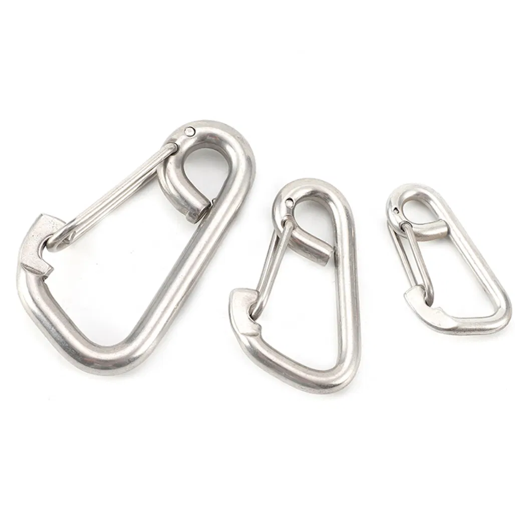 Stainless Steel Simple Spring Hook Rigging Hardware for Wire Cable