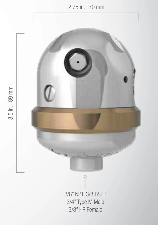 Stoneage 2&quot; Badger Nozzle for Curved Pipeline Cleaning