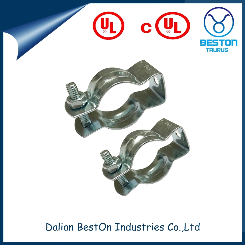 Dalian Beston High-Quality Shaped Galvanized Steel Structural Hanger China Saddle Steel Cable Clamp Hanger Supplier OEM Customized Supporting Clevis Pipe Hanger