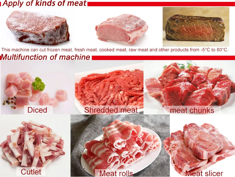 Beef Maquina De Cortar Fresh Dice Frozen Meat Dicing Cube Cutter Machine