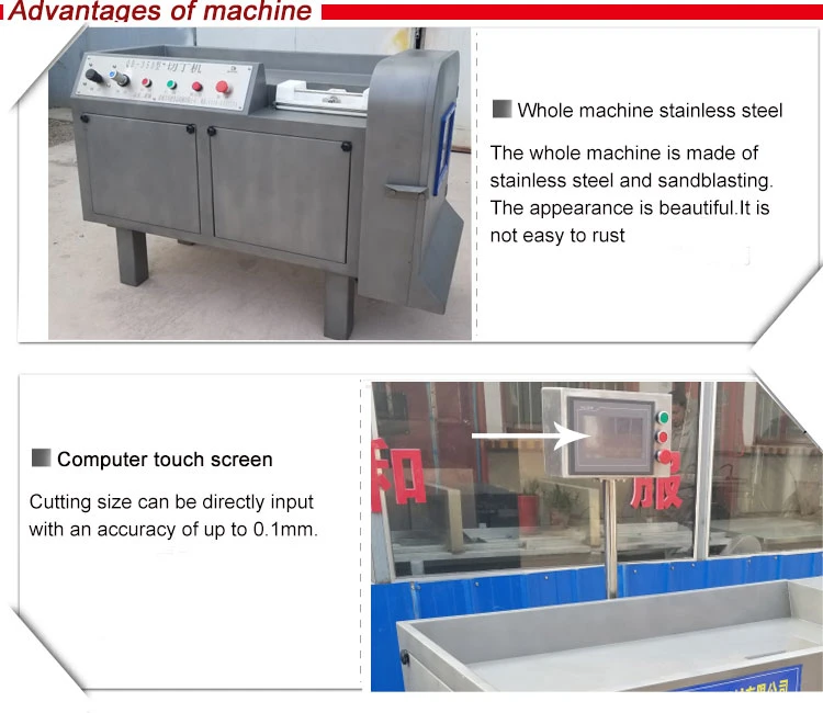 Beef Maquina De Cortar Fresh Dice Frozen Meat Dicing Cube Cutter Machine