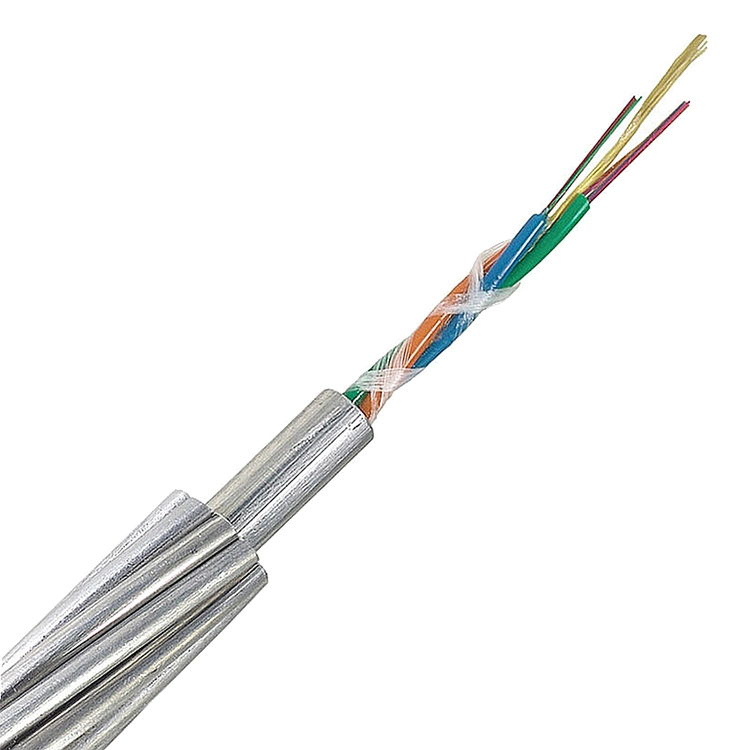 Opgw Composite Ground Wire Optical Fiber Cable Overhead Aerial Fibre Optic Cable