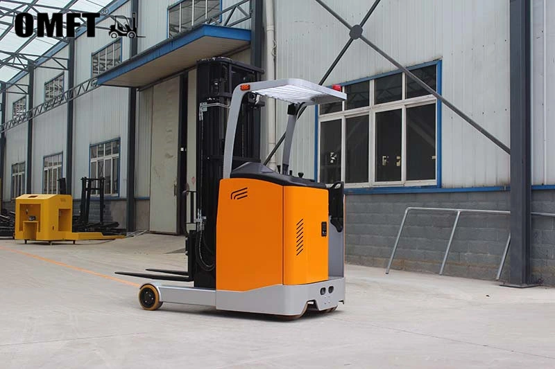 China Supplier 2000kg 2.0ton Sit-Down Electric Reach Truck Forklift Truck