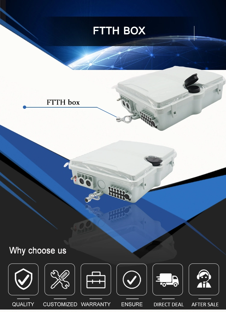 16 Core FTTH Terminal Box PC ABS IP55 FTTH CTO Box FTTH Nap Box