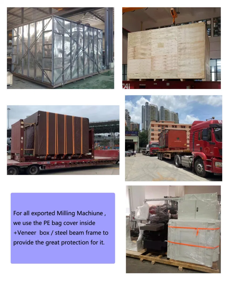 New Gooda Manufacturer Steel Box 6.7*3.8m Dongguan Metalcutting Cncmachinetools with RoHS