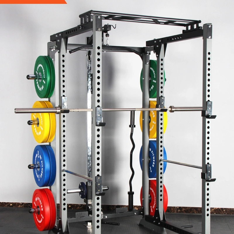 Body Building Cable Crossover Multifunctional Power Cage Squat Rack