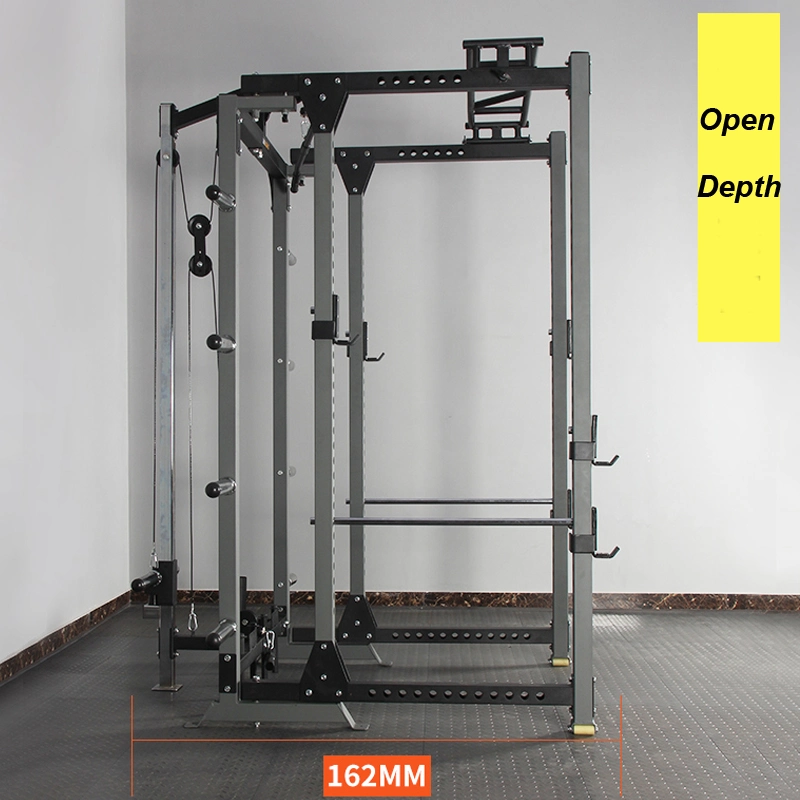 Body Building Cable Crossover Multifunctional Power Cage Squat Rack