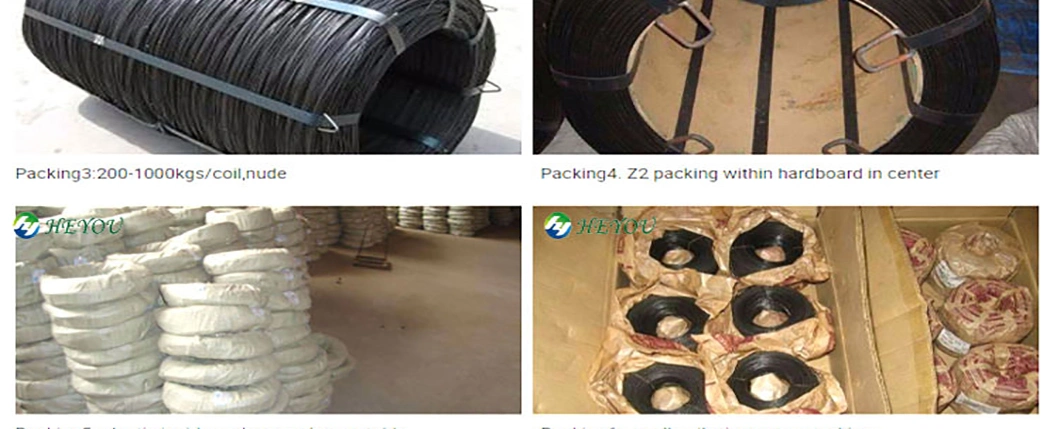 China Supply Made in Anping Bwg10 3.4mm 150kg/Coil Black Annealed Tie Wire/Hot Rolled Steel Wire Rods