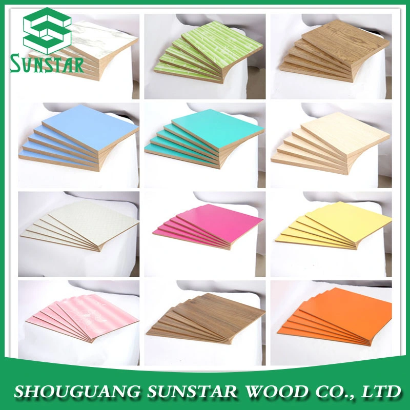 Direct Factory High Quality Melamine Faced Slat MDF for Exhibition