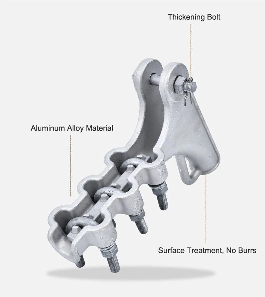 Accessories Overhead Electric Power Fitting Bolt Nll-2/-3/-4 Tension Cable Strain Clamp