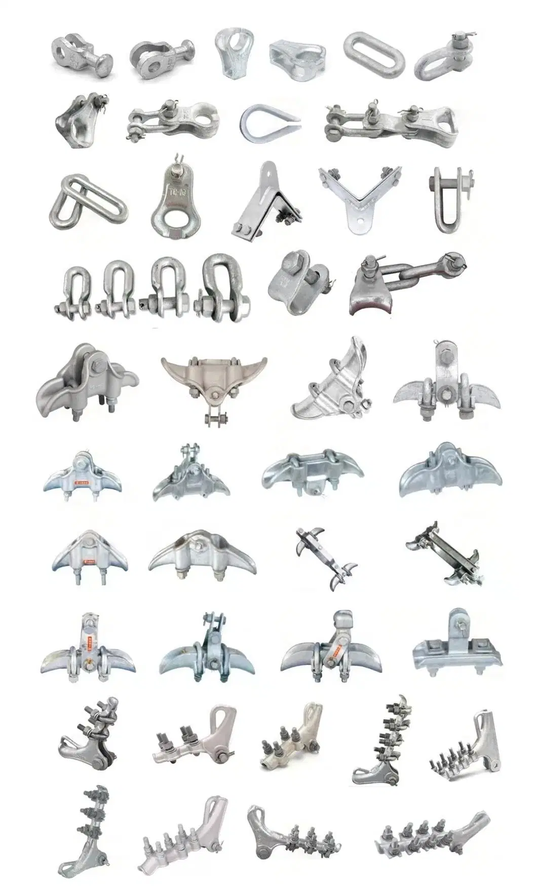 Accessories Overhead Electric Power Fitting Bolt Nll-2/-3/-4 Tension Cable Strain Clamp