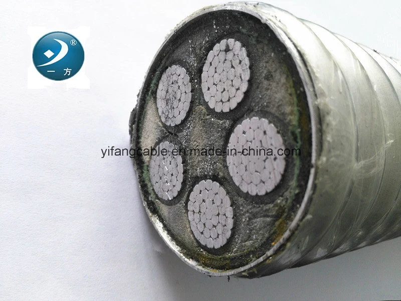 Thhn Core Green Insulated Ground Cable Aluminum Conductor XLPE Insulation Aluminum Alloy Interlocked Armoured Cable