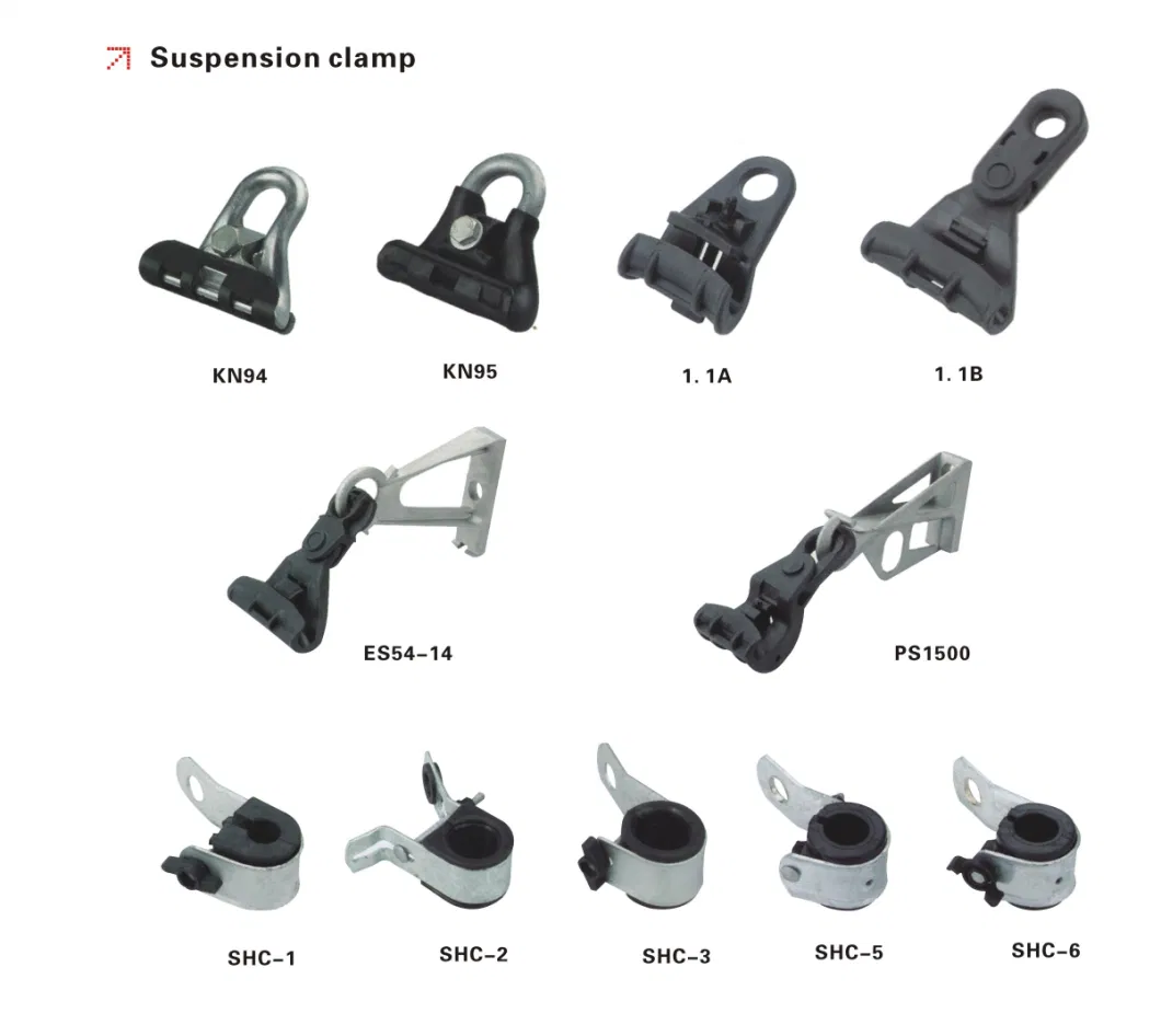 Anti Thermoplastic Insualtion Suspension Clamp for LV Overhead Line