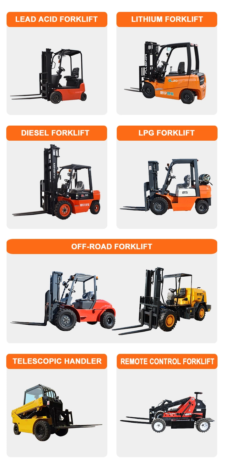 Small Forklift Truck Mignyu 2ton 2.5ton Electric Forklift Cpd20