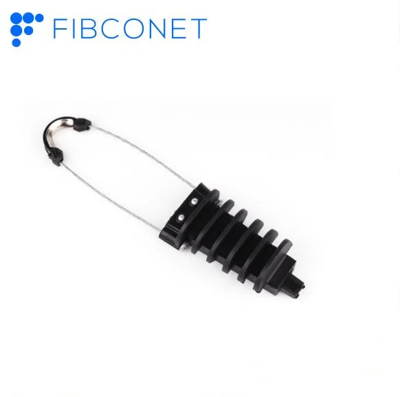 FTTH Fiber Optic Drop Wire Cable Wire Clamp Plastic Insulation Dead End Anchor Clamp Accessories Suspension Insulated Clamp