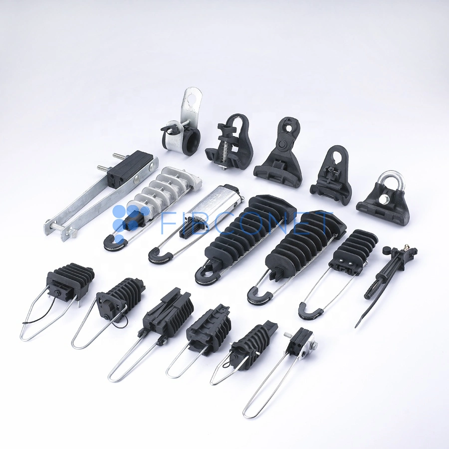 Fiber Optic Drop Cable Clamp Is Used for Fixing The While Cabling Accessories Suspension Clamp Cable Clamp