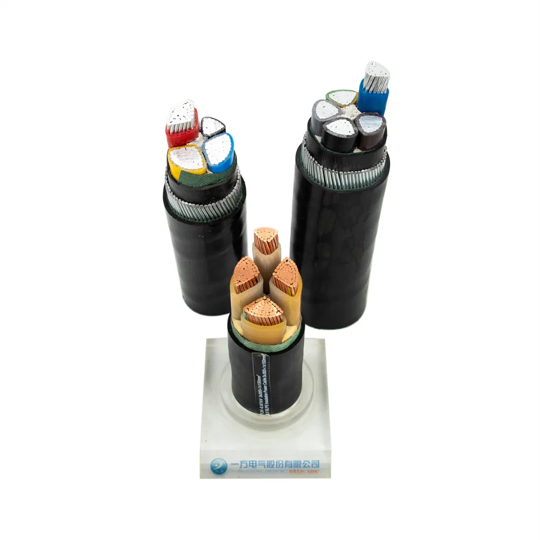 Thhn Core Green Insulated Ground Cable Aluminum Conductor XLPE Insulation Aluminum Alloy Interlocked Armoured Cable