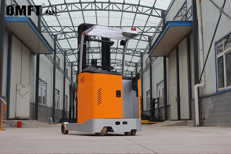 China Supplier 2000kg 2.0ton Sit-Down Electric Reach Truck Forklift Truck