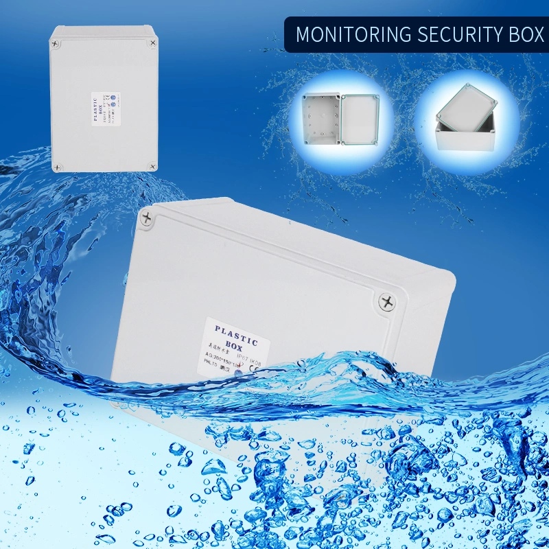 Phltd 100-100-75mm Waterproof Junction Boxes Electrical Enclosure Wiring Connection Box ABS Plastic Boxes