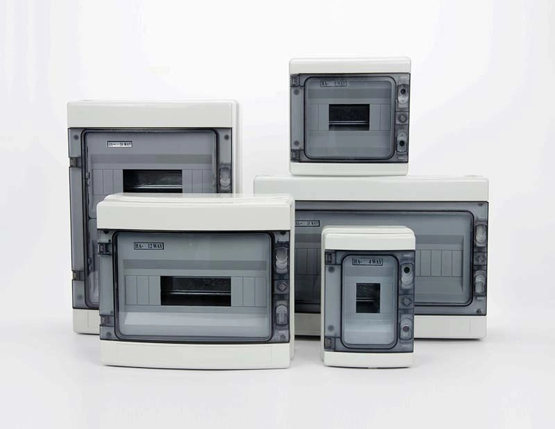 Ha-4 Ways IP65 Waterproof Outdoor 140*210*100mm Plastic 4 Pole Junction Box Distribution Box