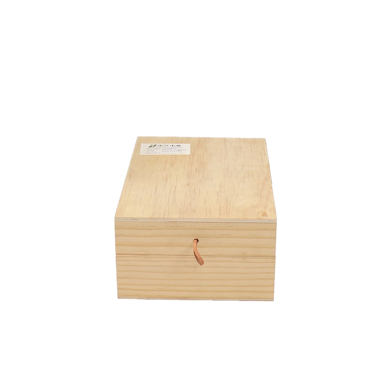 Wooden Natural Bamboo Tea Bags Packing Box Wooden Tea Coffee Storage Box