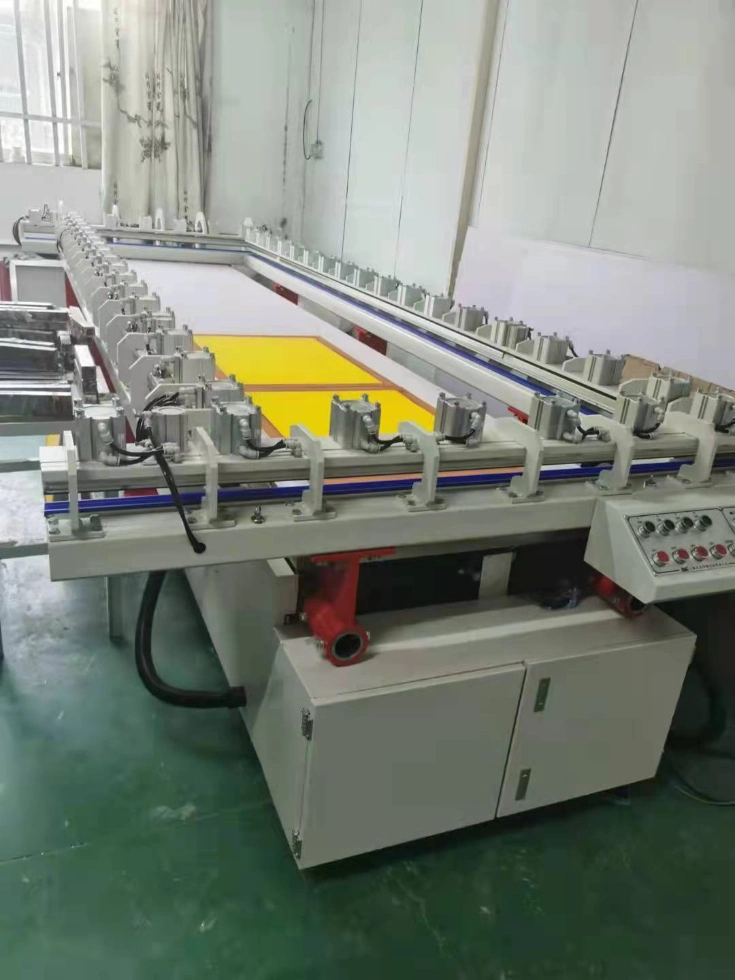 Electrical Clamp Worm Screen Stretching Machine