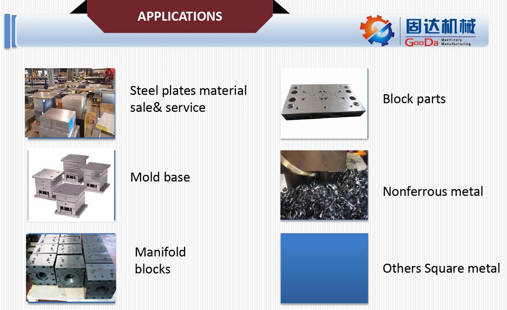 Linear Control ISO 9001 Approved Gooda Manufacturer Steel Box Steelfabrication Cncmillingmachine