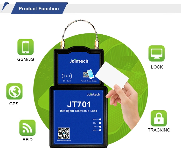 Jointech GPS Lock Container Seal Logistic Security Padlock with Software