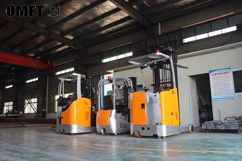 China Supplier 2000kg 2.0ton Sit-Down Electric Reach Truck Forklift Truck