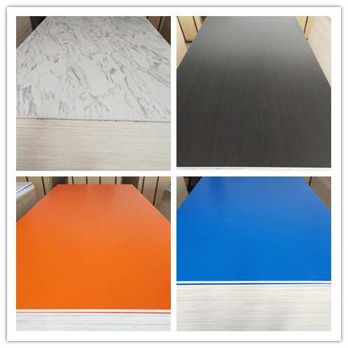 Overlap Jointed, Scarf Joint, Finger Joint Fresh Core Melamine Laminated Plywood Sheets Boards for Furniture