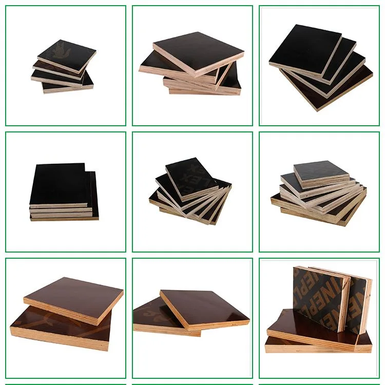 Hot Selling 12 mm Finger Joint Timber/Finger Jointed Film Faced Plywood for Construction Formwork From Linyi China