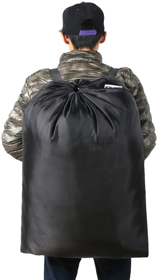 Extra Large Laundry Bag Sturdy Rip and Tear Resistant Polyester Material with Drawstring Closure High Capacity