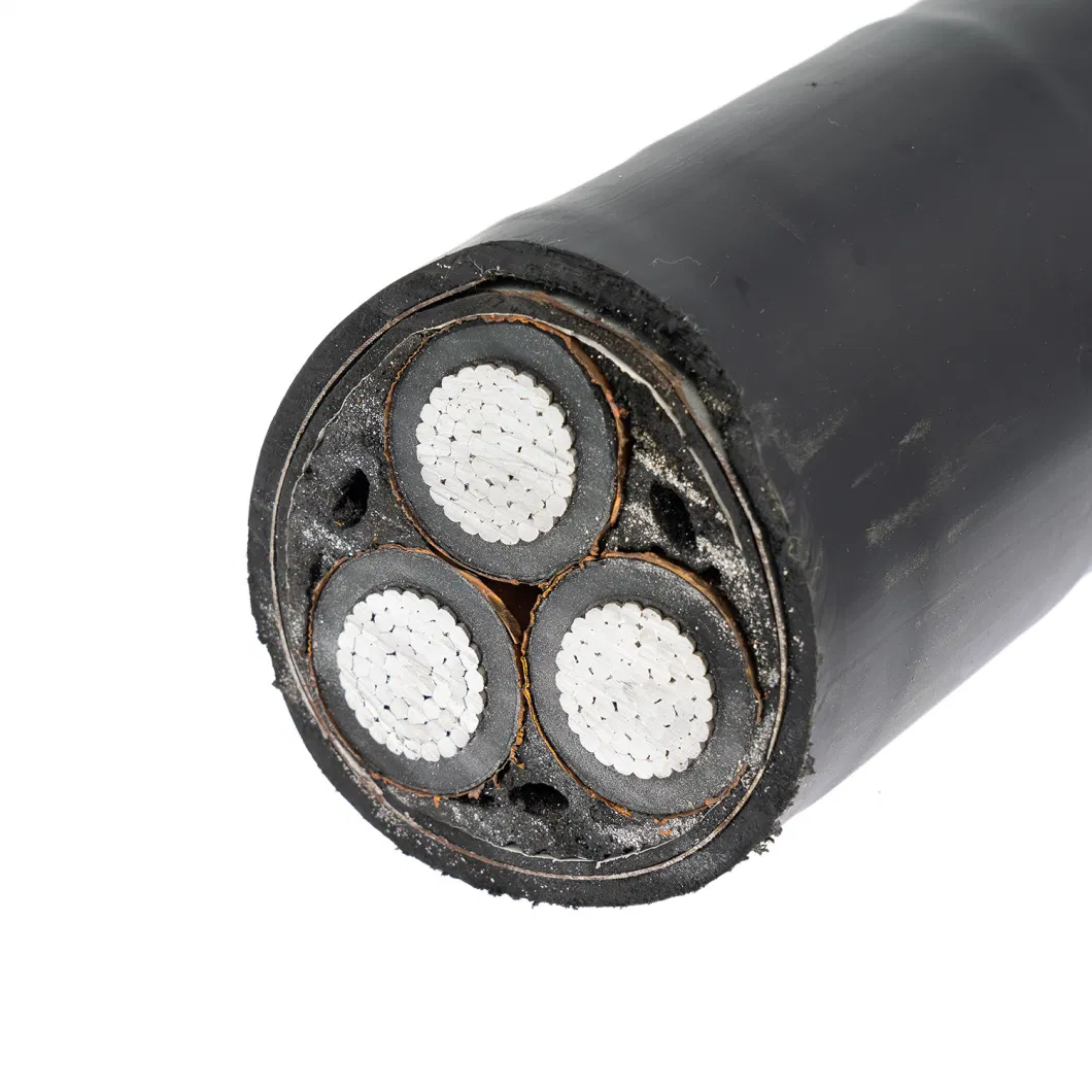 Thhn Core Green Insulated Ground Cable Aluminum Conductor XLPE Insulation Aluminum Alloy Interlocked Armoured Cable