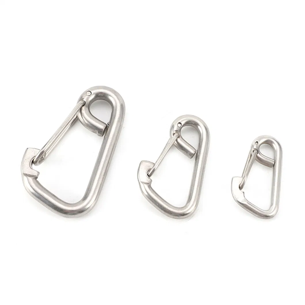 Stainless Steel Simple Spring Hook Rigging Hardware for Wire Cable