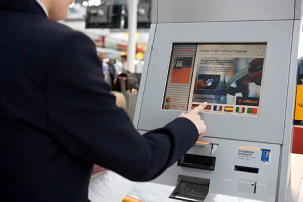 Floor Stand Hotel/Hospital/Airport Self Check in Kiosk with Touch Screen