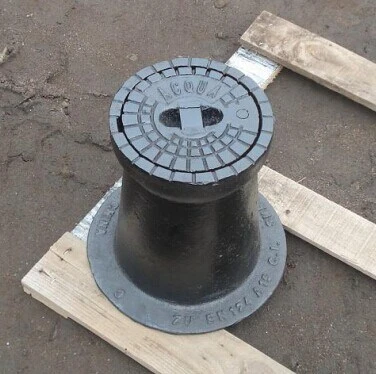 OEM Sand Casting Round Black En124/ A15 Ductile Cast Iron Surface Box for Gate Valve (W)