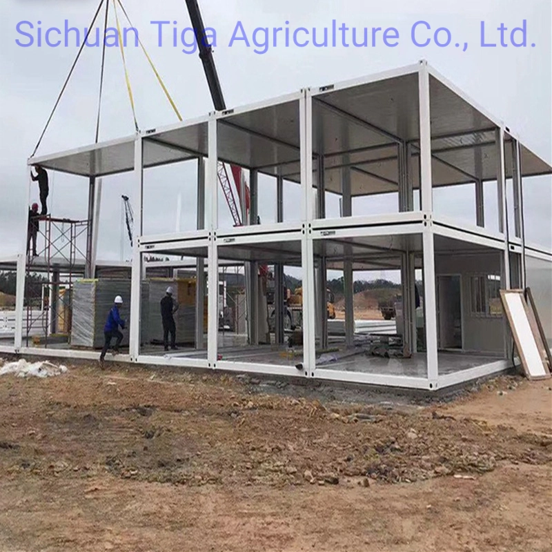 20FT Prefabricated Luxury Prefab Modern Modular Labor Camp Detachable Container Office for Sale