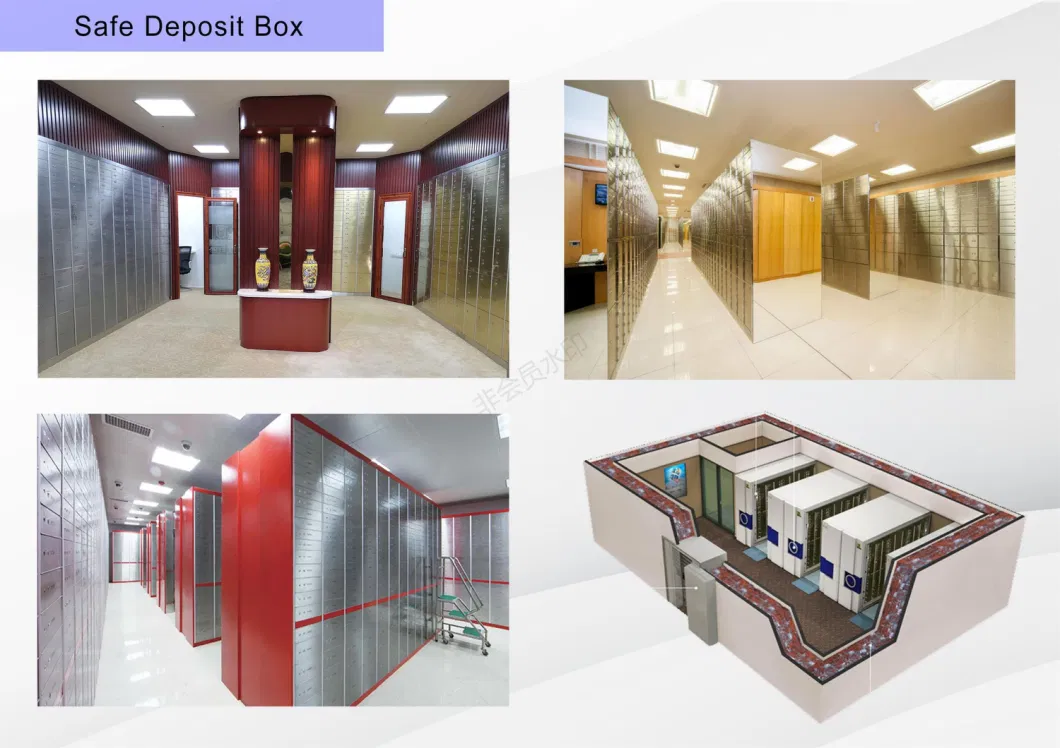 High Quality China Factory External Hinge Vault Room Safe Deposit Locker