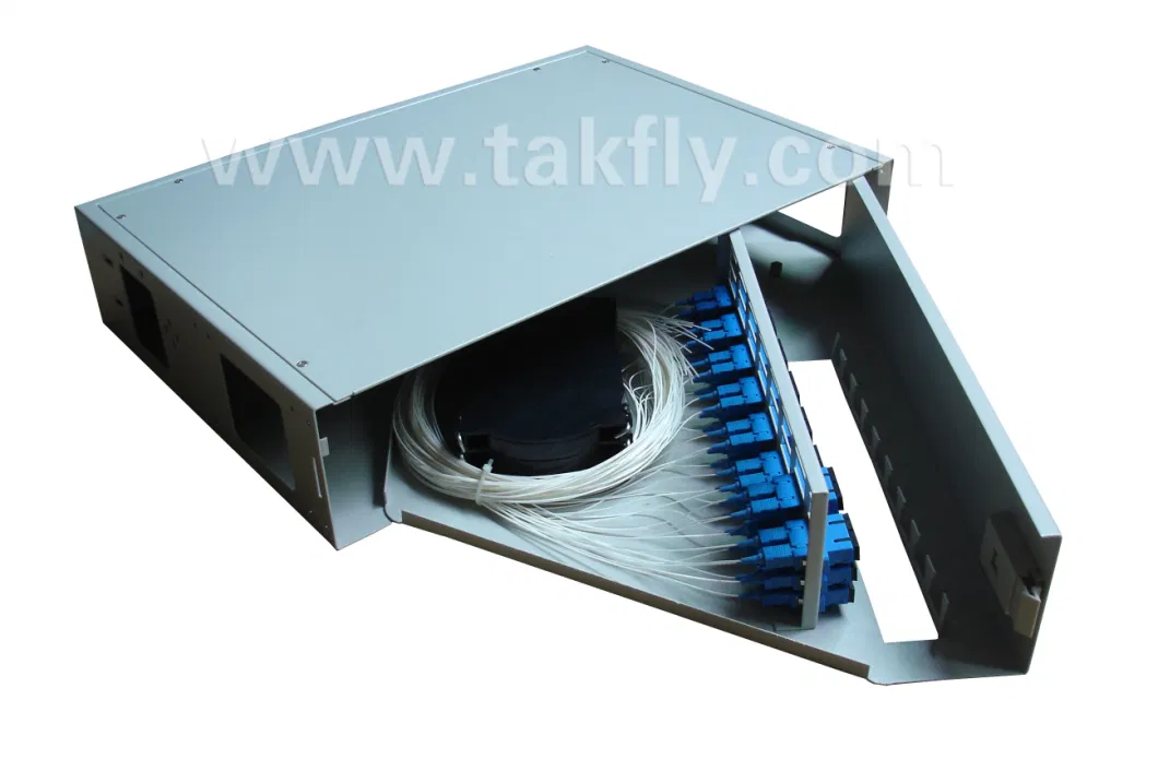 36 Cores Rotary Fiber Optic Distribution Frame/Patch Panel (TK-ODF-RW36)