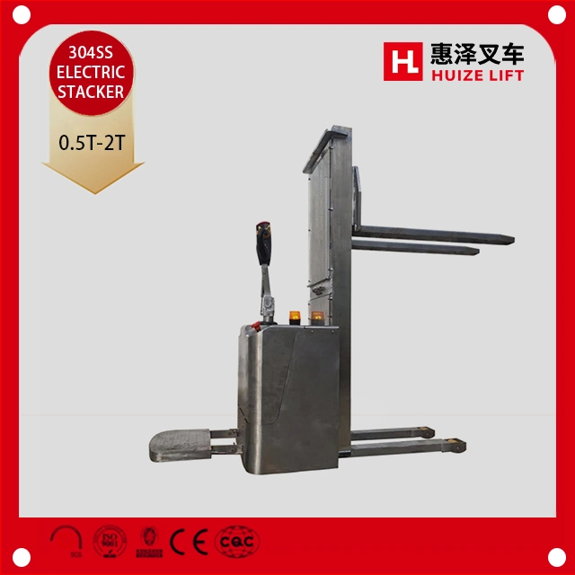 Affordable Versatile 1ton 3m-6m Lifting Height Intelligent Pallet Jack Stacker