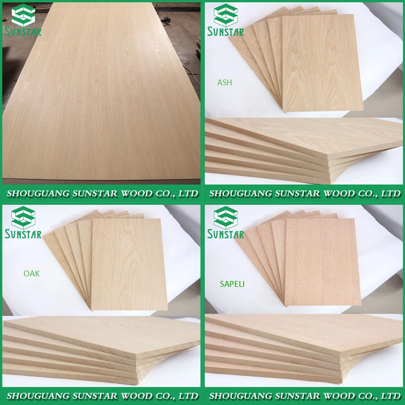 Direct Factory High Quality Melamine Faced Slat MDF for Exhibition
